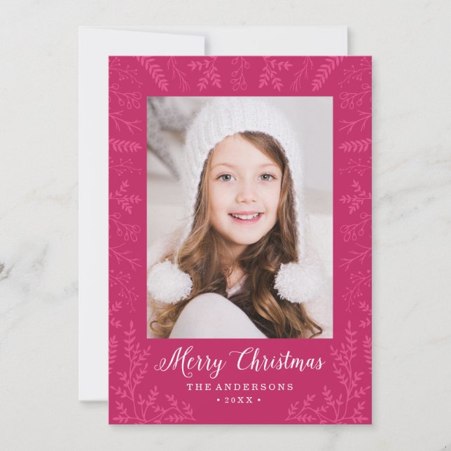 Festividades Farinha de inverno | Cartão com fotos de Férias (Frente)