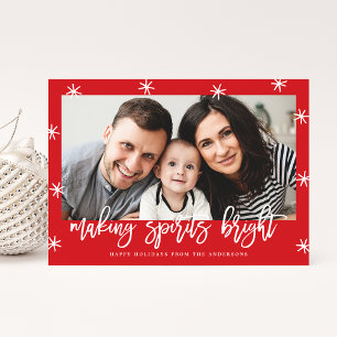 Festividades Fazer Espirita Brilhante Cartão com fotos de fér