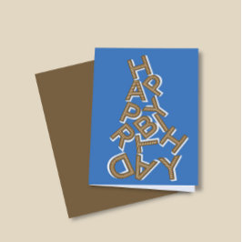 Festividades Feliz Aestésico de Aniversário Personalizar Cartão