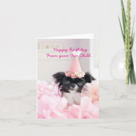 Festividades Feliz Aniversário do Cartão de Férias Dobrado do C