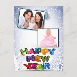 Festividades Feliz ano novo Adicionar seu cartão postal de foto
