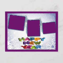 Festividades Feliz ano novo Adicionar seu cartão postal de foto