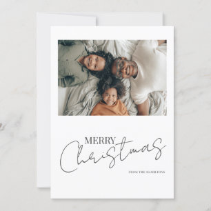Festividades Feliz Cartão com fotos de Natal