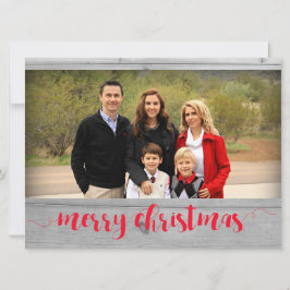 Festividades Feliz Cartão com fotos de Natal