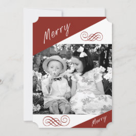 Festividades Feliz, Cartão com fotos personalizada de Feliz