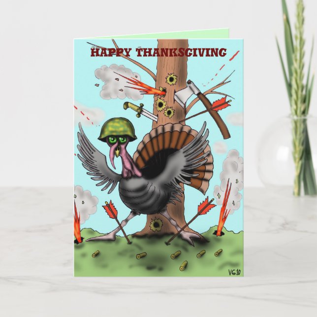 Festividades Feliz cartão de Ação de Graças design (Frente)