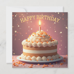 Festividades Feliz Cartão de Aniversário com um bolo v0.2