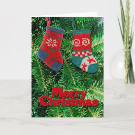 Festividades Feliz cartão de boas-vindas de Natal