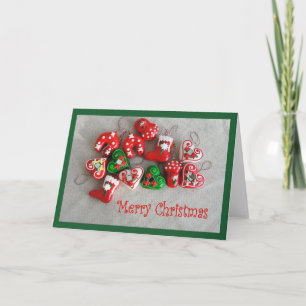 Festividades Feliz cartão de boas-vindas de Natal