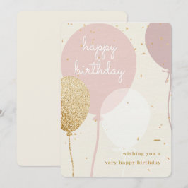 Festividades Feliz Cartão de Férias de Aniversário