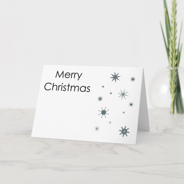 Festividades Feliz Cartão de Natal (Frente)