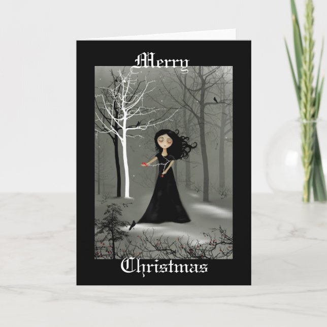 Festividades Feliz Cartão de Natal (Frente)