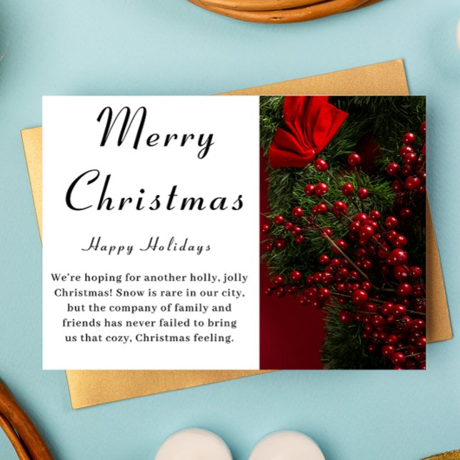 Festividades Feliz Cartão de Natal (Merry Christmas Card)