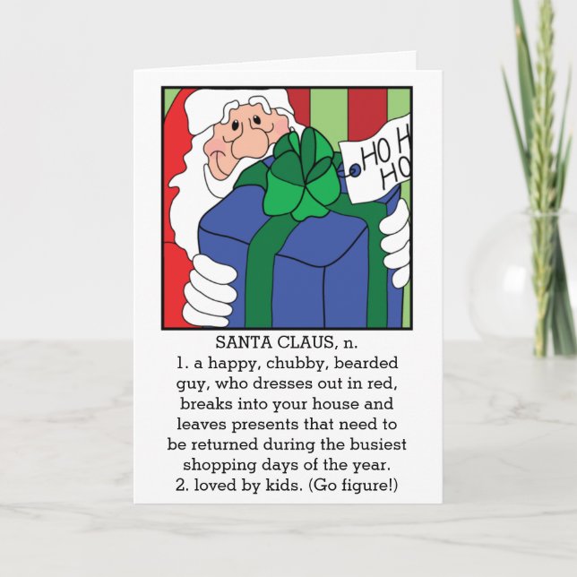 Festividades Feliz Cartão de Natal (Frente)