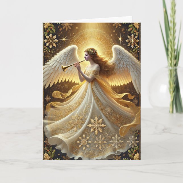 Festividades Feliz Cartão de Natal (Frente)