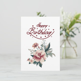 Festividades Feliz Cartão de Presente de Aniversário com Fundo 
