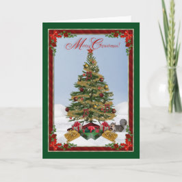 Festividades Feliz Cartão de Saudação para a Família e Amigos d