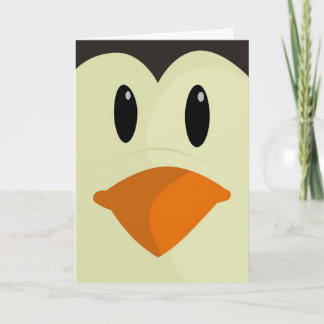 Festividades Feliz cartão pinguim de Natal - Feliz Natal