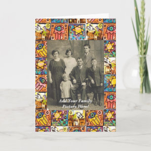 Festividades Feliz Chanukkah - Cartão de Marfim Israel para Noi