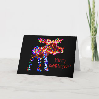 Festividades Feliz Christmoose! Cartão de Férias