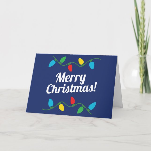 Festividades Feliz Design de cartão de Natal (Frente)