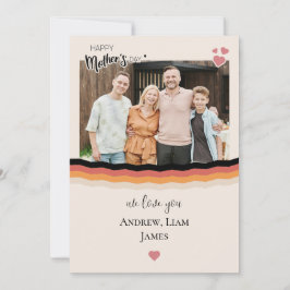 Festividades Feliz dia das mães nós te amamos Cartão de Férias 