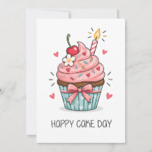 Feliz Dia do Bolo | Cartão de Aniversário Amante d