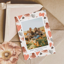 Feliz Dia dos Namorados Foto Cartão de Férias