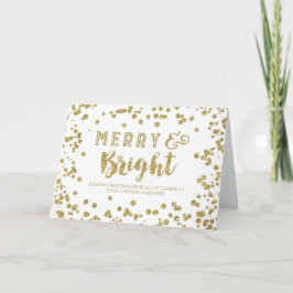 Festividades Feliz Dourado do negócio do efeito & cartão de