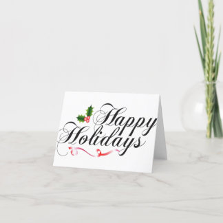 Festividades Feliz Feriado Pequeno, 4" x 5.6" Cartão de Férias 