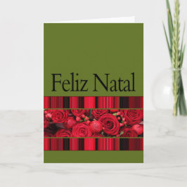 Festividades Feliz natal, cartão de Natal português
