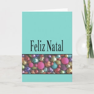 Festividades Feliz Natal - Cartão de Natal Português