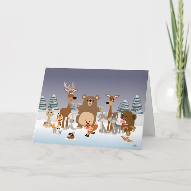 Festividades Feliz Natal!! Cartão de saudação! (Frente)