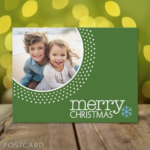 Festividades Feliz Natal - Cartão Postal de Pontos de Férias