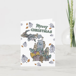 Festividades Feliz Natal de Michigan Cartão de Natal