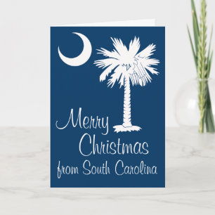 Festividades Feliz Natal do Cartão Azul Palmetto de Lua SC
