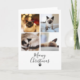 Festividades Feliz Natal Gato Pet Cartão de Natal