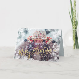 Festividades Feliz Natal - Snow de Cartão de Feriado