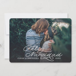 Festividades Feliz Navidad, Cartão de Natal Espanhol, cartão co