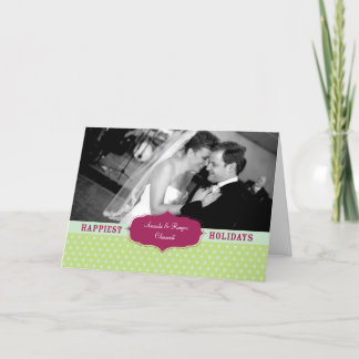 Festividades "Feriados Mais Felizes" Cartão de Saudação de Nata