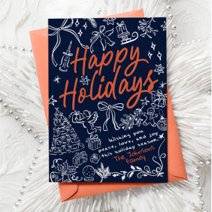 Festividades Férias Felizes Cartão de Férias Caprichoso Desenha