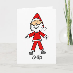 Festividades Figura cartão da vara de Papai Noel