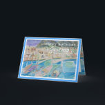 Festividades Filho Aniversário Personalizar Nome Cartão de Nave<br><div class="desc">Belo cartão personalizado perfeito para filho,  irmão,  cunhado.  Um cartão táctil especial em tempo de isolamento.</div>