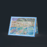 Festividades Filho Aniversário Personalizar Nome Cartão de Nave<br><div class="desc">Belo cartão personalizado perfeito para filho,  irmão,  cunhado.  Um cartão táctil especial em tempo de isolamento.</div>