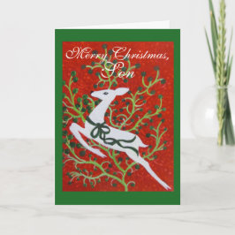 Festividades Filho, cartão de Natal