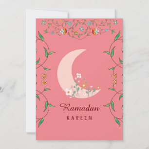 Festividades Flores Ramadan Kareem - Cartão de Férias