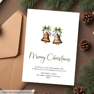 Festividades Fonte de letra clássica para cartão de Natal impre