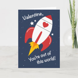 Festividades Fora deste cartão dos namorados de Rocket do mundo