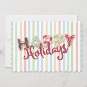 Festividades Fosco de biscoitos de Natal da cozinha do cartão