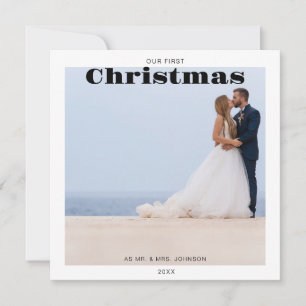 Festividades Foto do nosso primeiro cartão de Natal